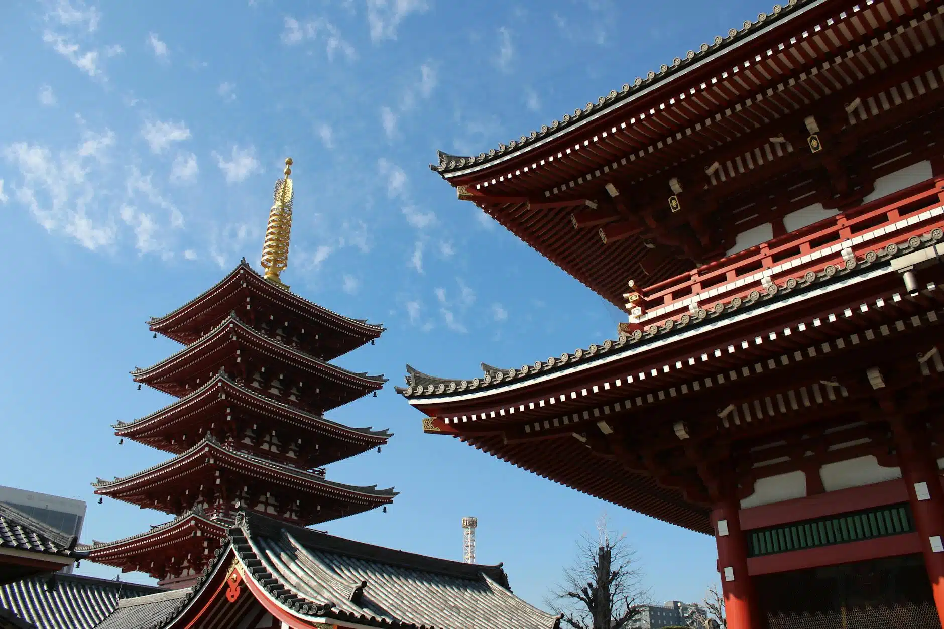 五重塔：淺草寺的標誌性建築