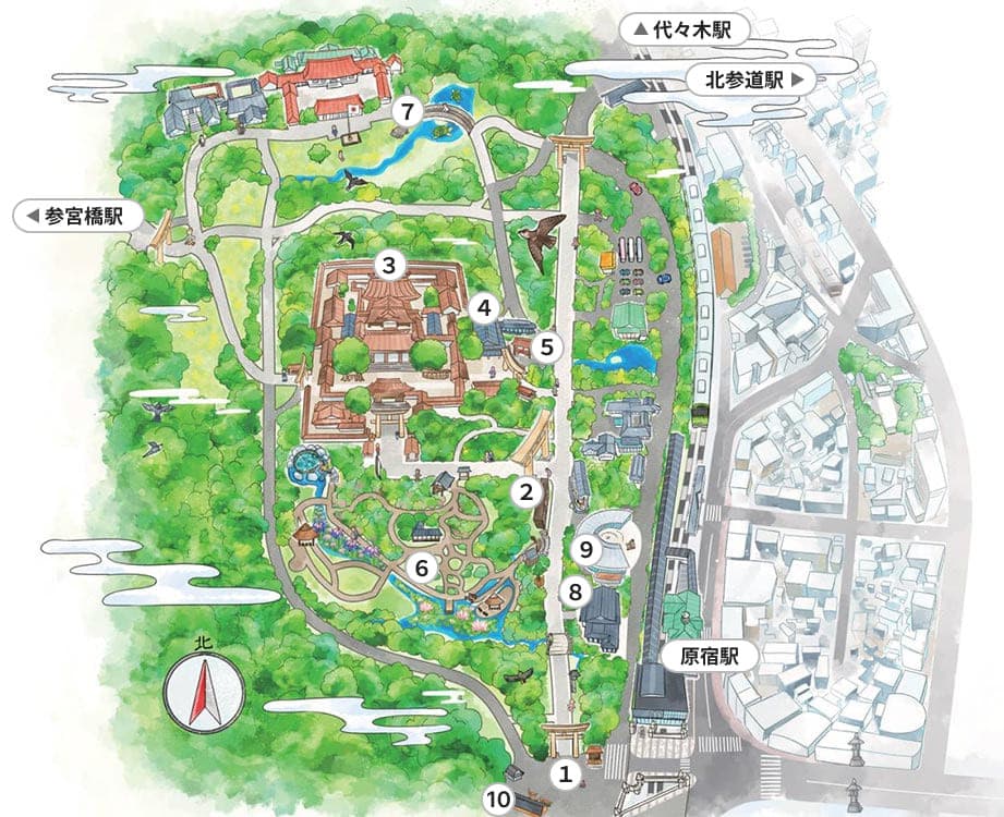 明治神宮の参拝ガイド!初詣の参拝客数が日本一の神宮は自然豊かで多彩な魅力がいっぱい! 【楽天トラベル】
