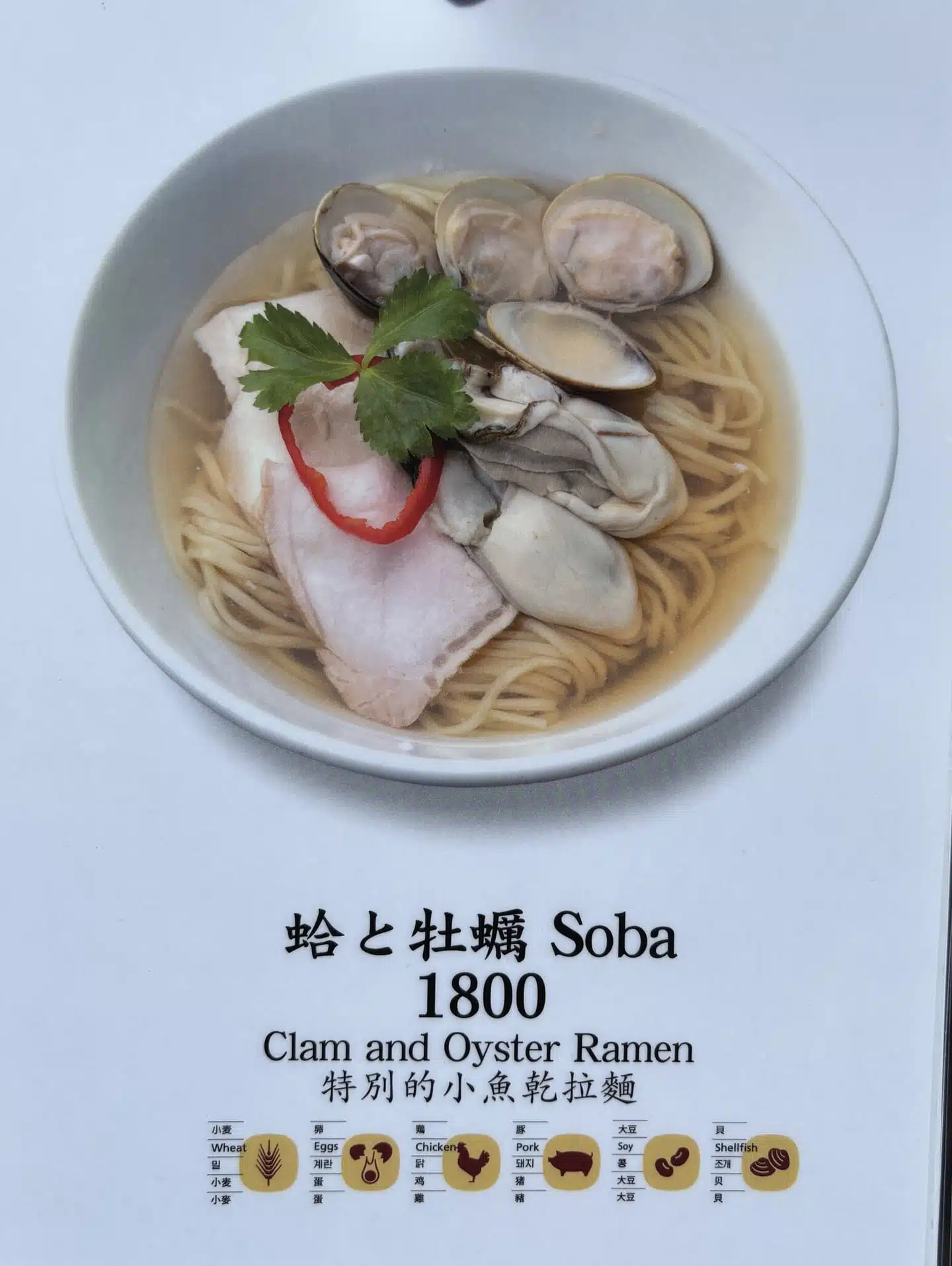 濃厚雞白湯拉麵