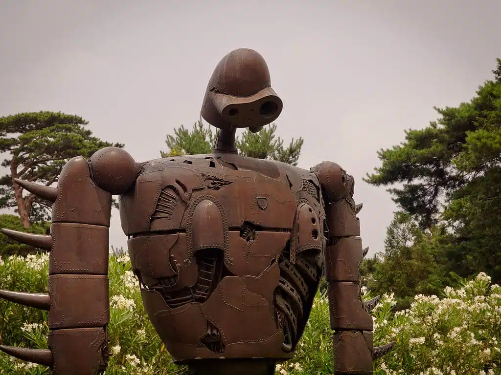 屋頂庭園的機器人兵