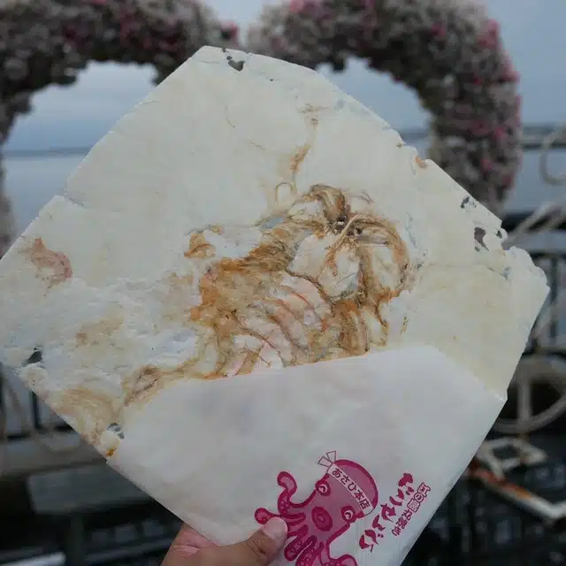 江之島丸燒 (江の島丸焼きたこせんべい) 料理