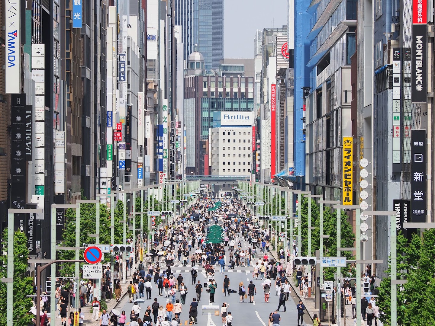 銀座通步行者天國:開放時間與注意事項