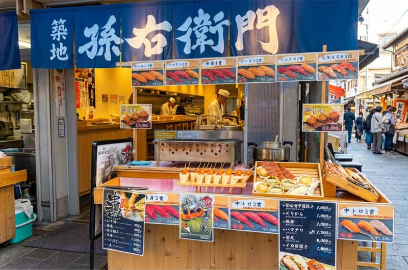 Tsukiji Outer Market, Tokyo - Book Tickets & Tours | GetYourGuide