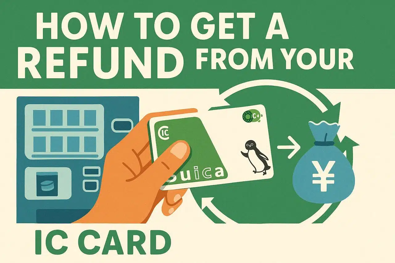 Suica IC卡的退卡與退款流程