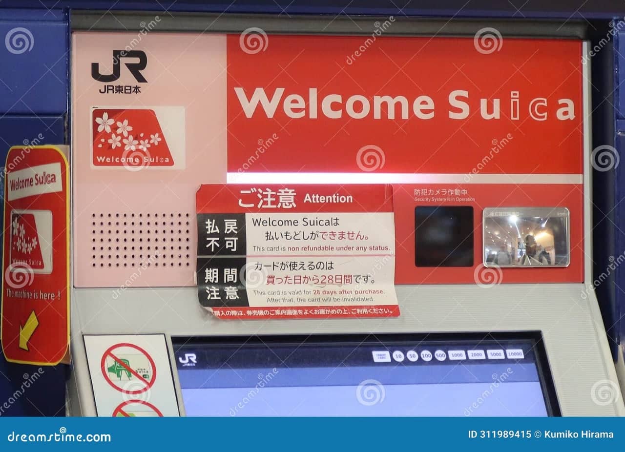 實體Suica卡的購買地點與流程