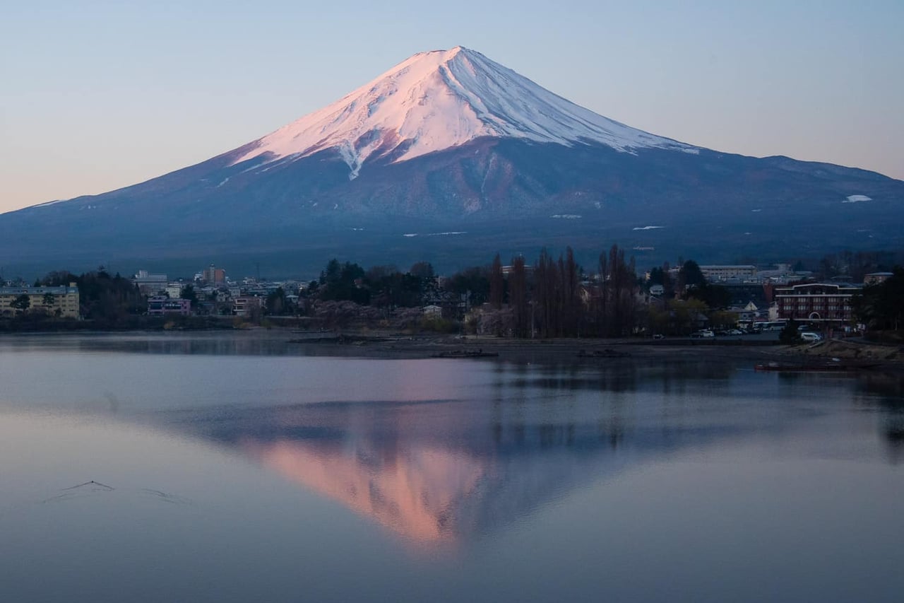 富士山與河口湖:壯麗自然與湖光山色