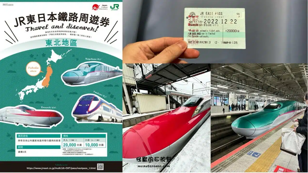 日本票券]JR Pass 東日本鐵路周遊券(東北地區)｜日本東北必買票 ...
