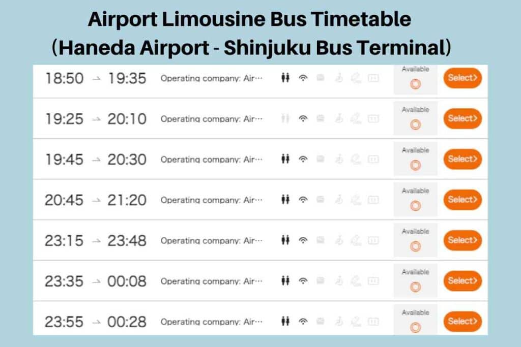 時刻表查詢與夜間巴士班次