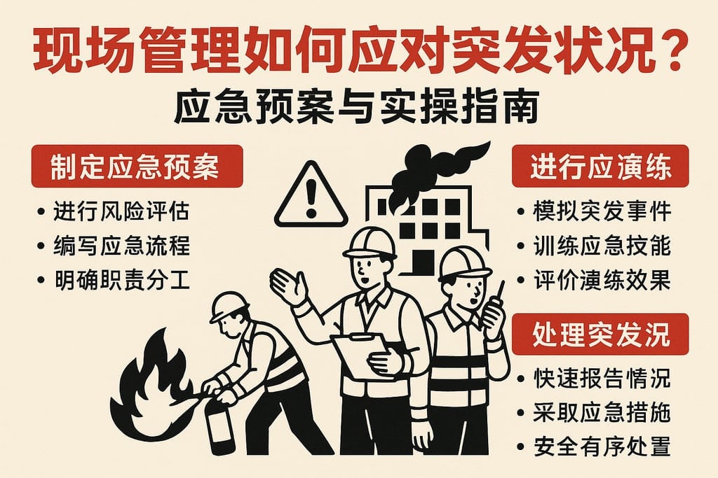 现场管理如何应对突发状况？应急预案与实操指南| 零代码企业数字化知识站