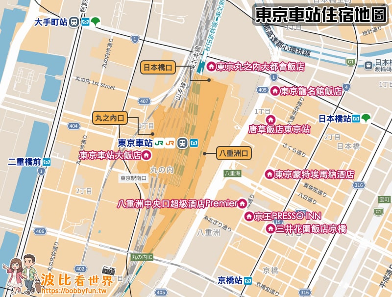東京站周邊飯店推薦預覽
