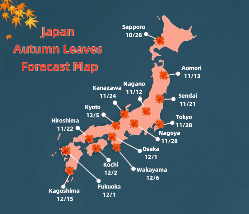 大阪賞楓最佳時間