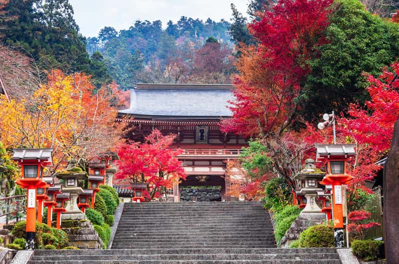 鞍馬寺愛山費與參拜