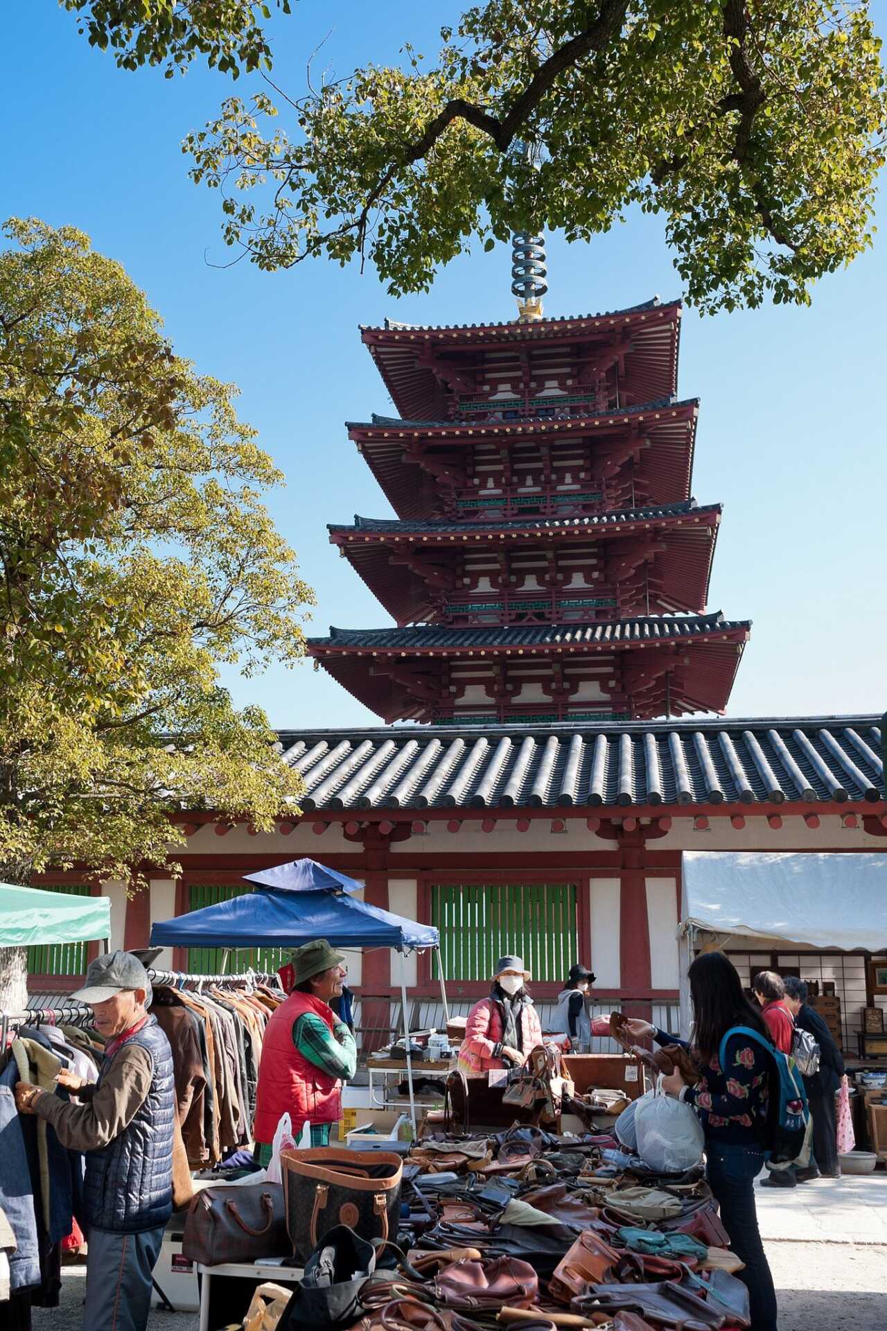 四天王寺緣日市集