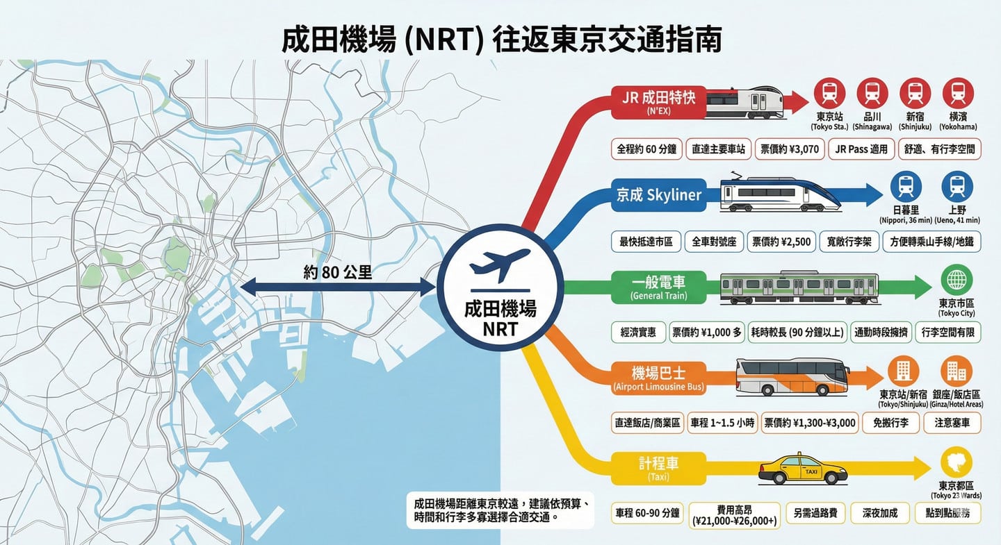 交通方式總覽：地鐵、巴士、計程車怎麼選最省錢又方便