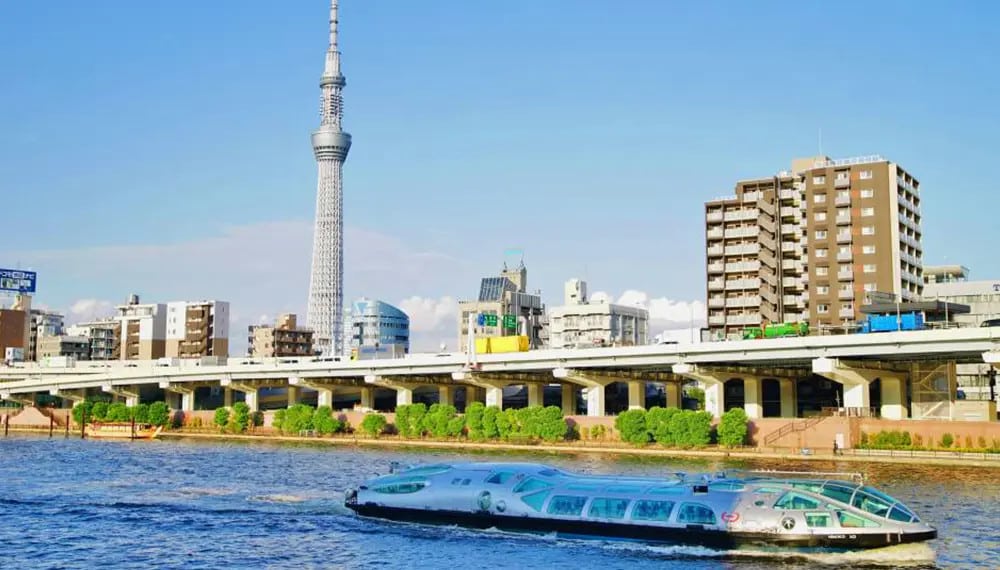 隅田川遊船:從水上眺望晴空塔與淺草老街風光