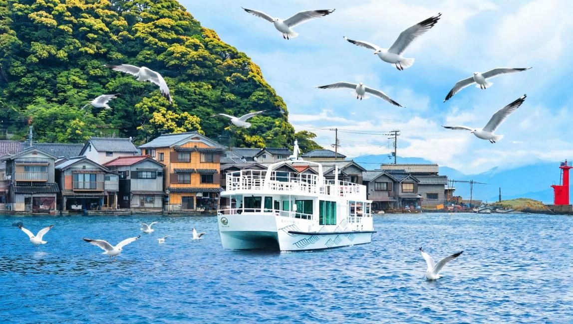 京都伊根天橋立經典一日遊|伊根舟屋・INE CAFE・伊根灣遊船・智恩寺・迴旋橋|可加購景點門票・中英文雙語導遊