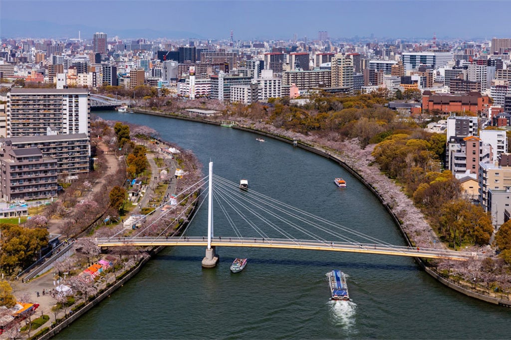 大川河畔散策