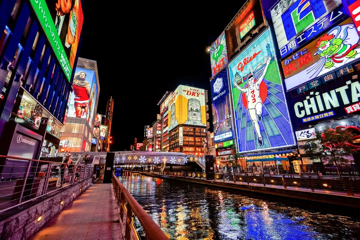 難波・道頓堀聖誕市集與心齋橋燈飾散策行程