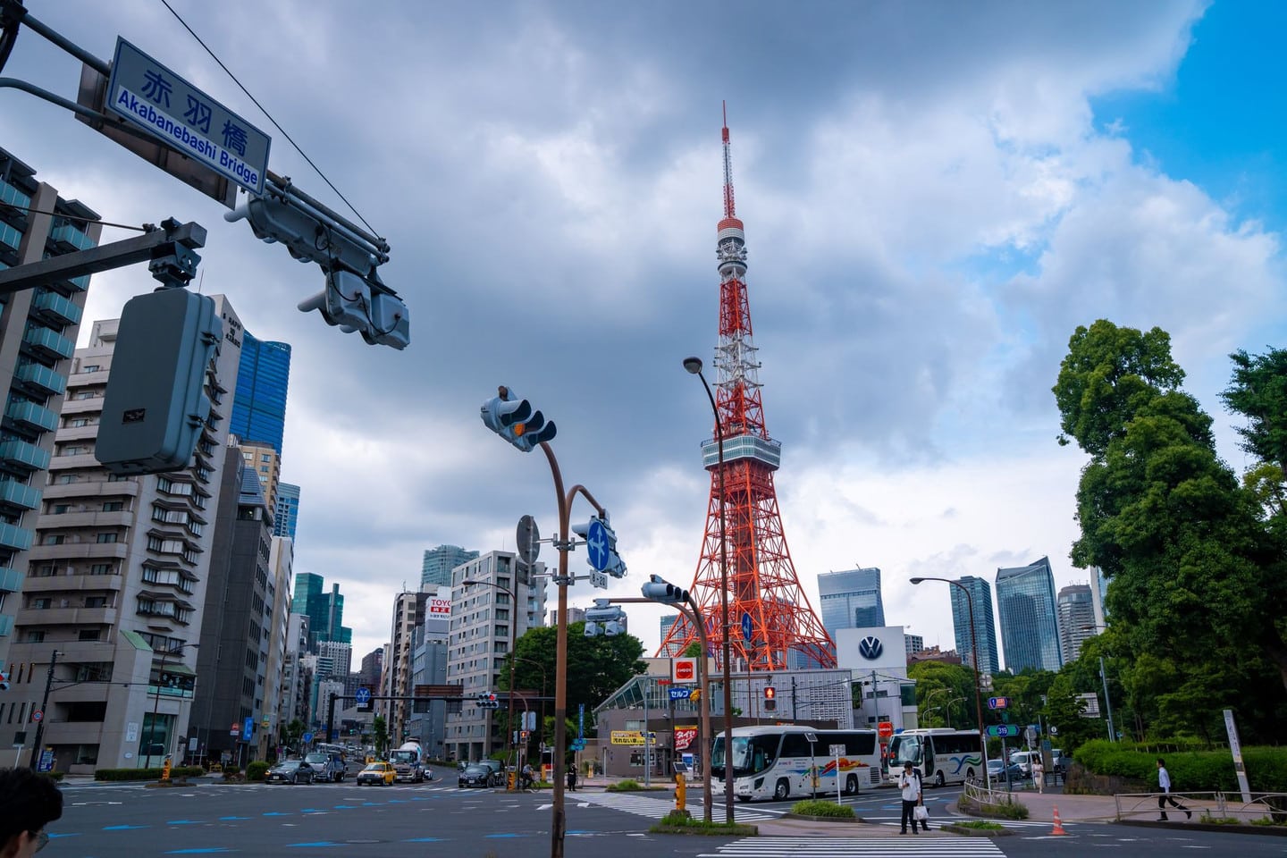 中央廣場：東京鐵塔景觀第一排