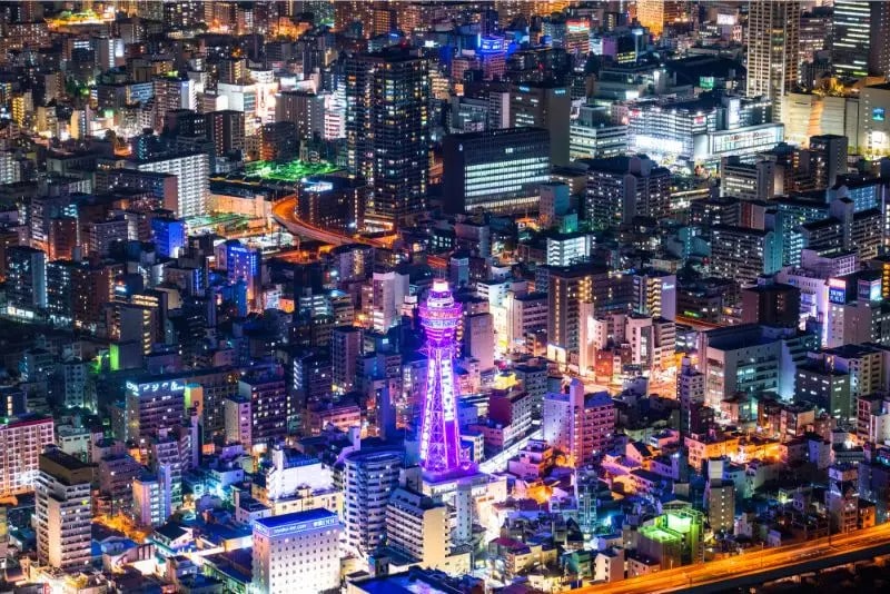 通天閣夜景&展望台套票(含伴手禮或飲品):一次滿足拍照、購物與品嚐三大需求