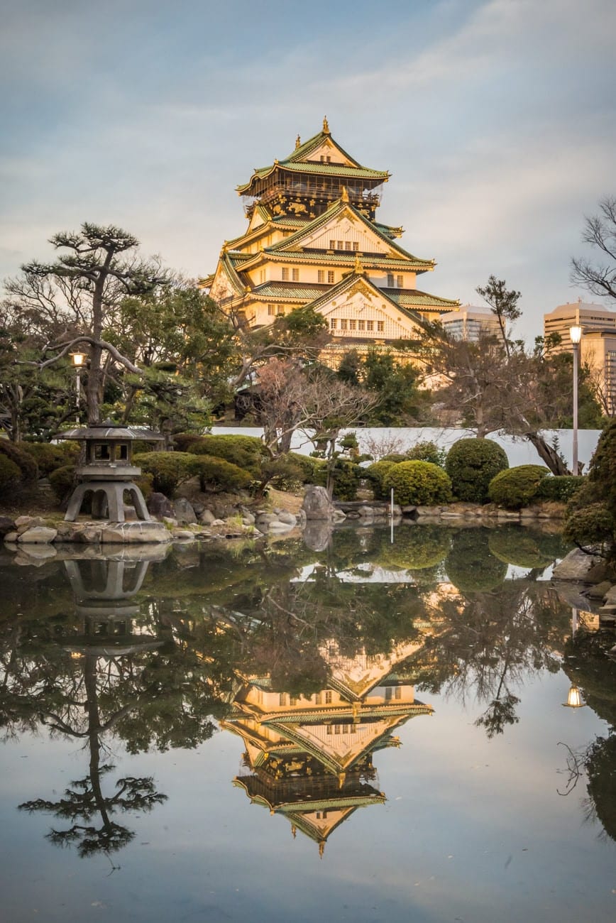 大阪城公園與天守閣
