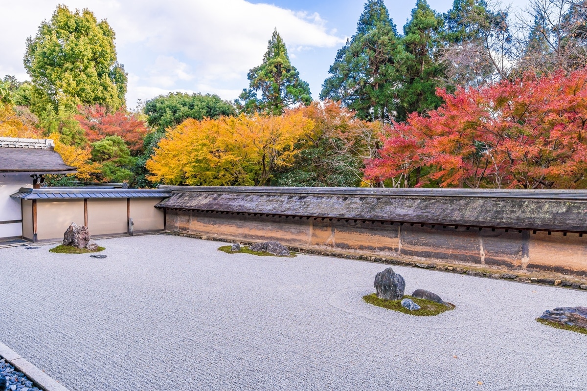 方丈庭園(十五石枯山水)