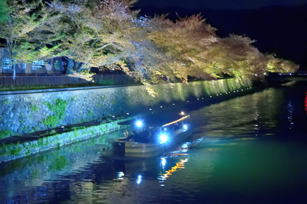 岡崎疏水夜間點燈