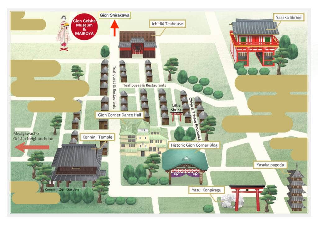 建仁寺地理位置與周邊環境