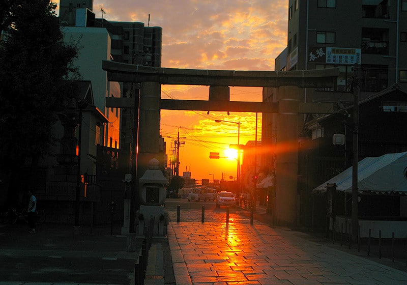 石鳥居與日想觀