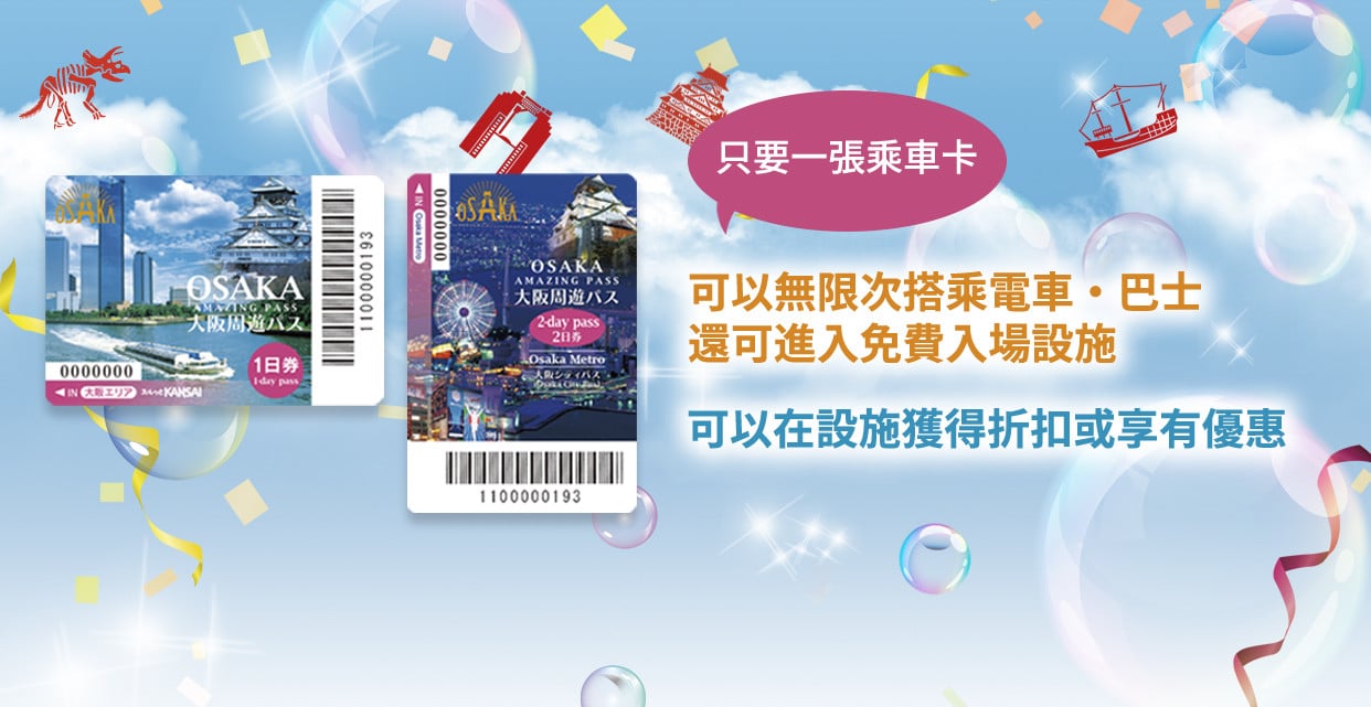 大阪周遊卡（大阪周遊パス）：市區景點與交通雙重划算