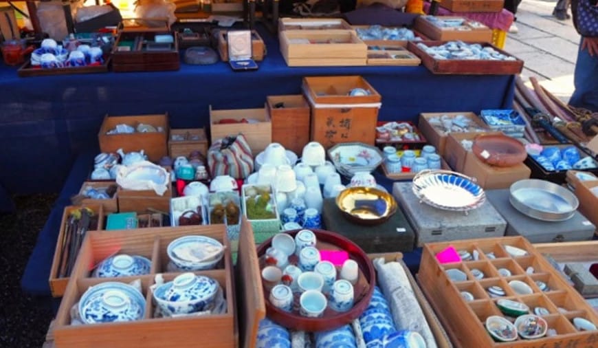 弘法市（弘法さん）逛街購物行程：每月21日限定的京都最大跳蚤市場