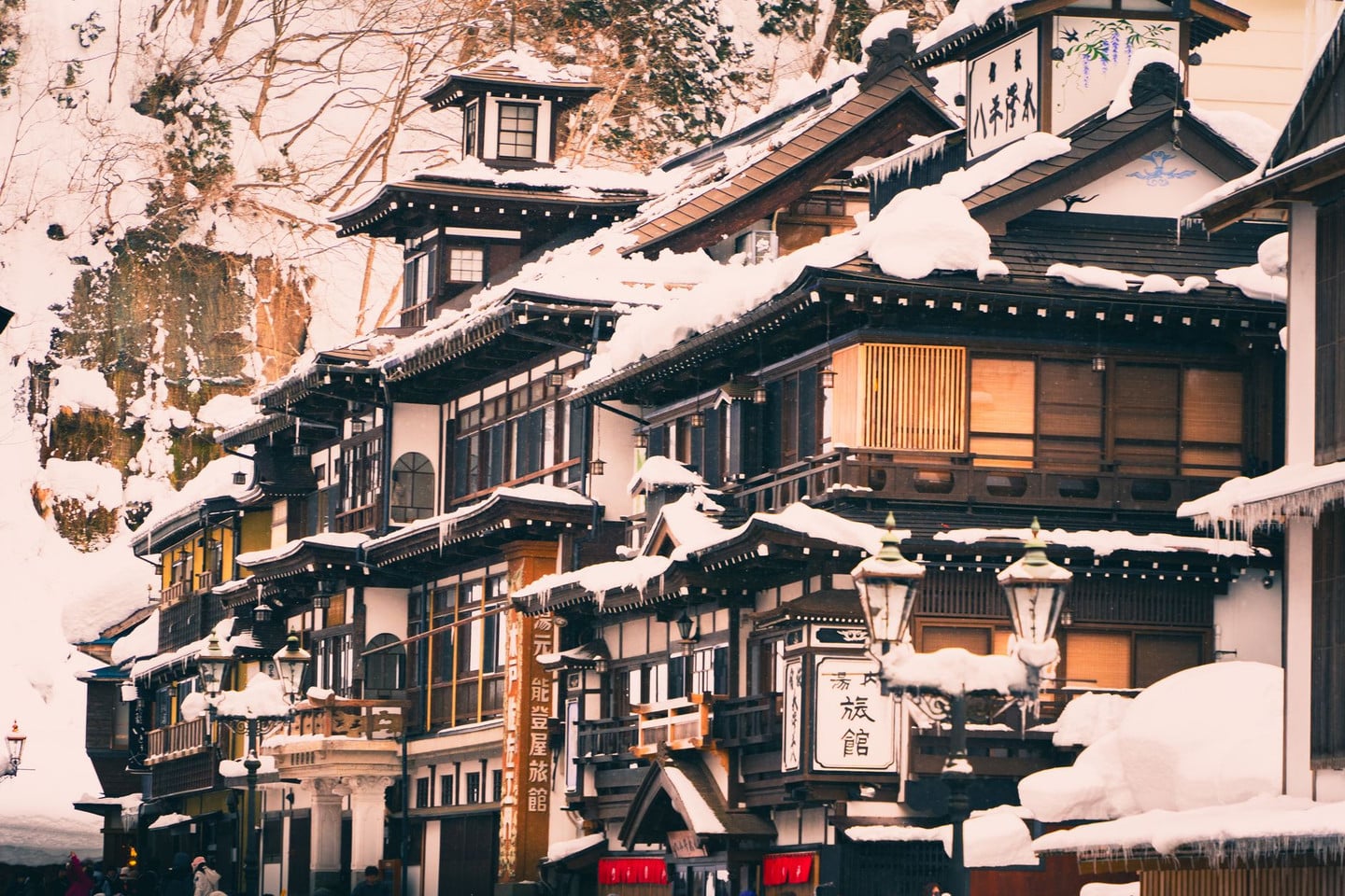 箱根湯本溫泉街示意