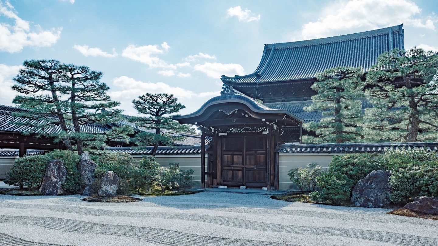 建仁寺方丈庭園「潮音庭」枯山水景致