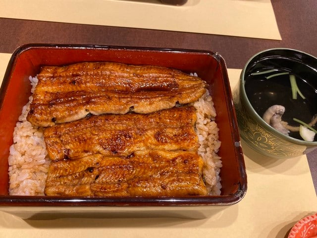 鰻魚飯：祇園 松乃