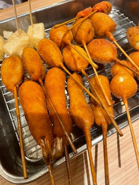 串炸：串かつだるま 道頓堀本店
