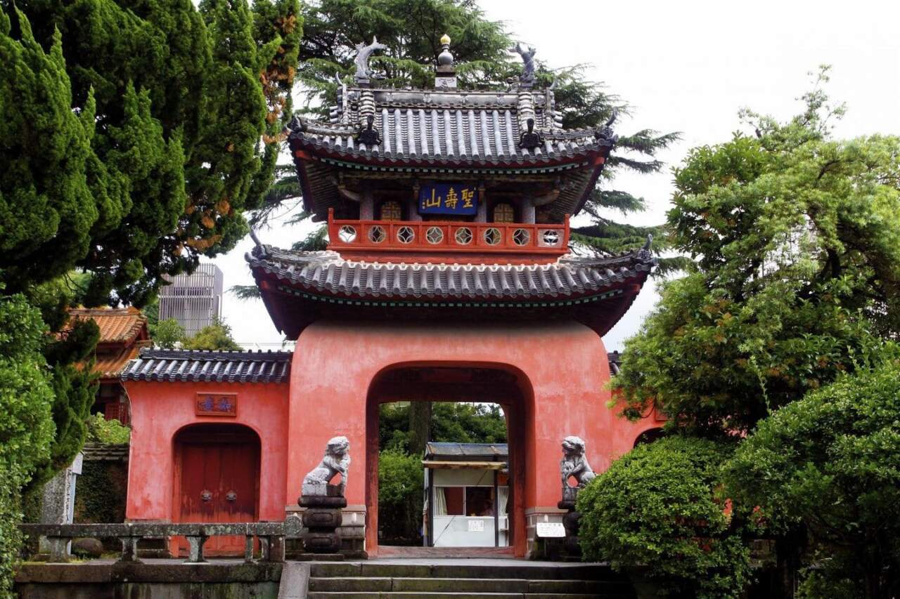 崇福寺 第一峰門所在的唐寺山門