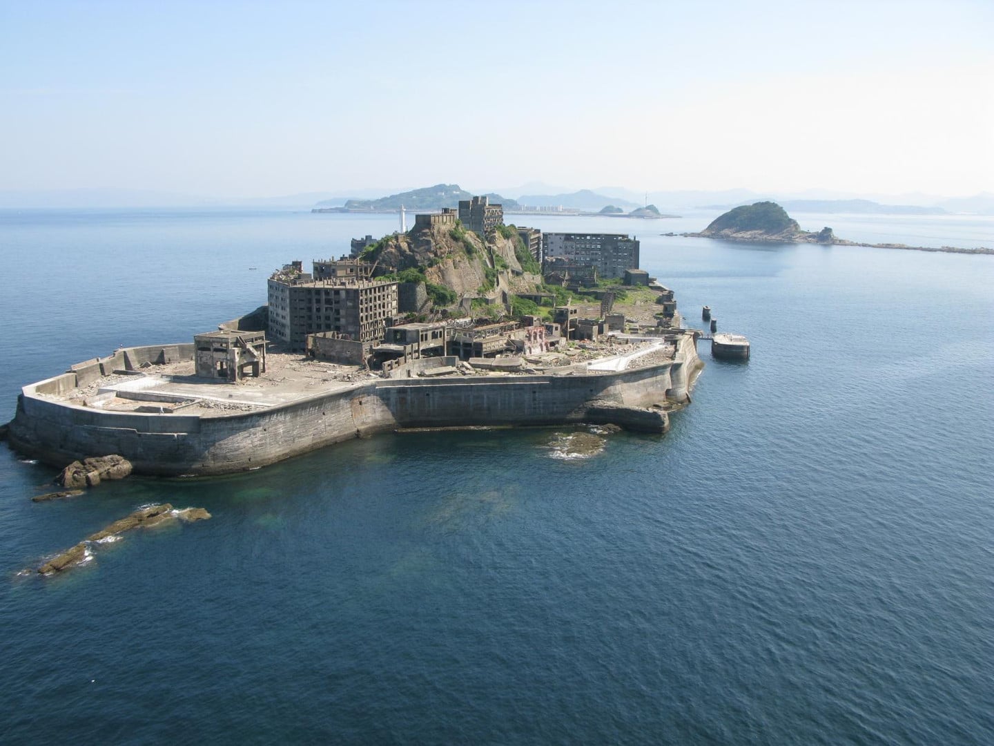 端島（軍艦島）空拍全景