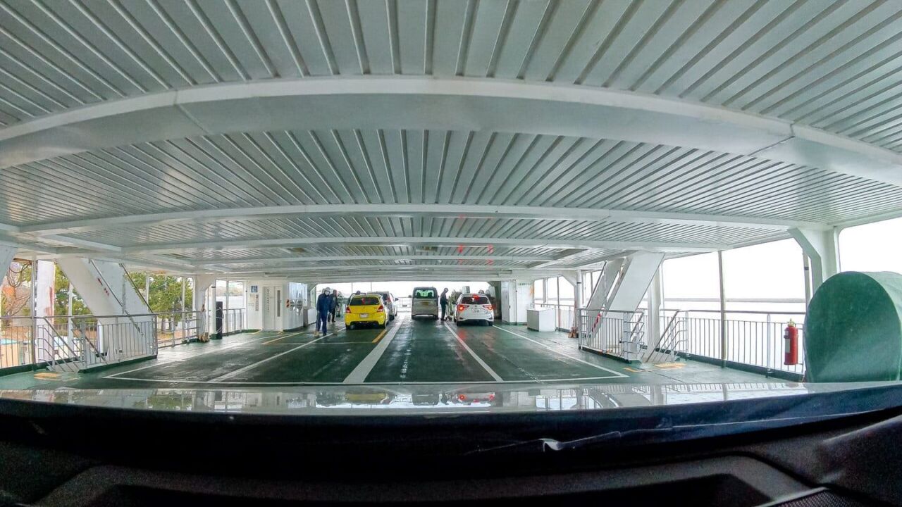 島原渡輪帶車過海