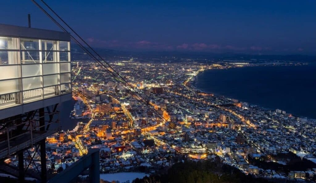 函館山纜車夜景+湯之川溫泉接送套票:一次串連函館兩大人氣體驗
