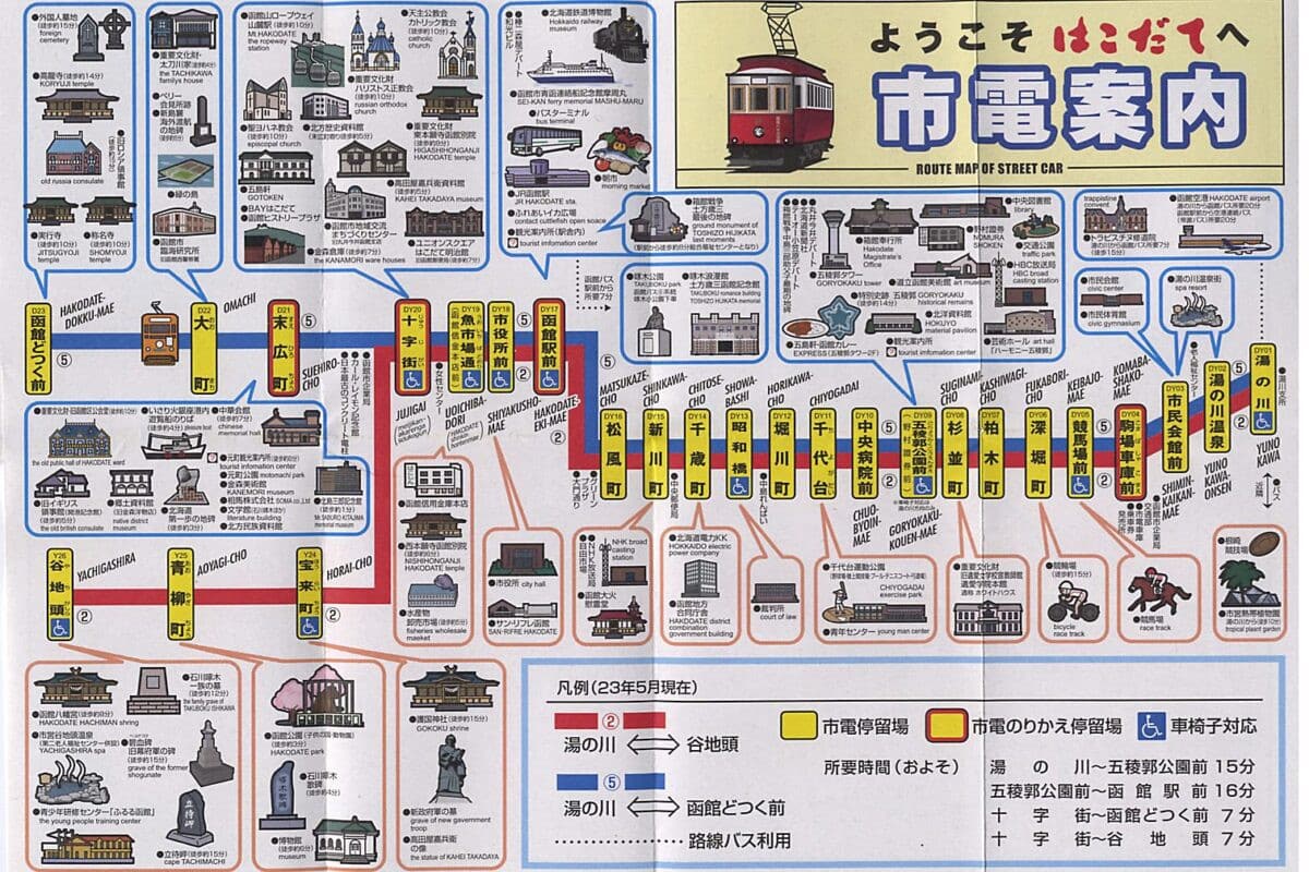 函館市區交通周遊券:市電+巴士一日券讓湯之川溫泉往返更划算