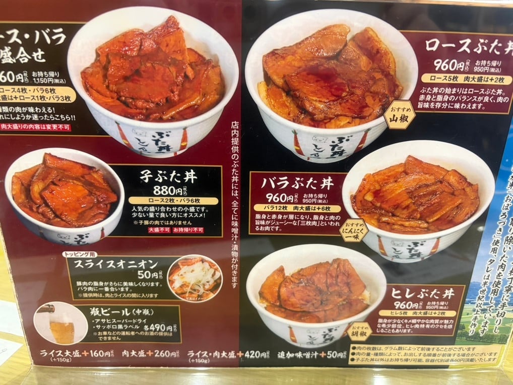 ぶた丼のとん田