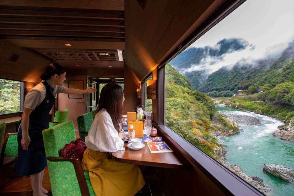 上游與觀光列車