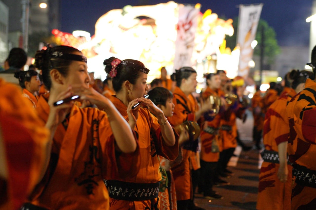 青森睡魔祭 遊行隊伍