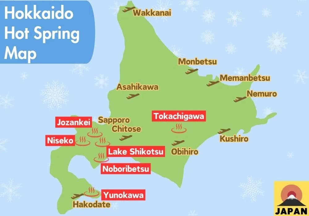 登別溫泉區景點地圖