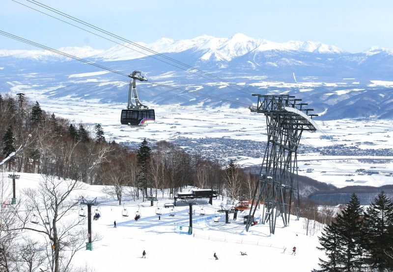 富良野區纜車與雪道