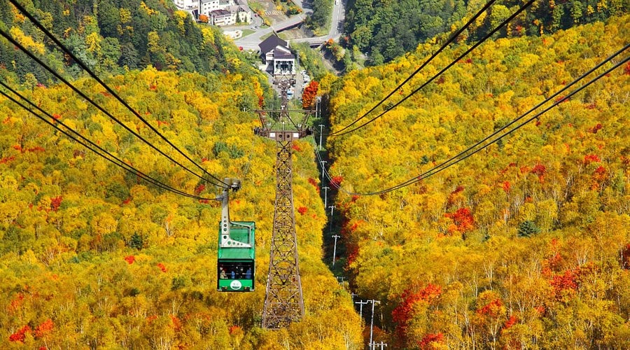 層雲峽黑岳纜車與登山健行