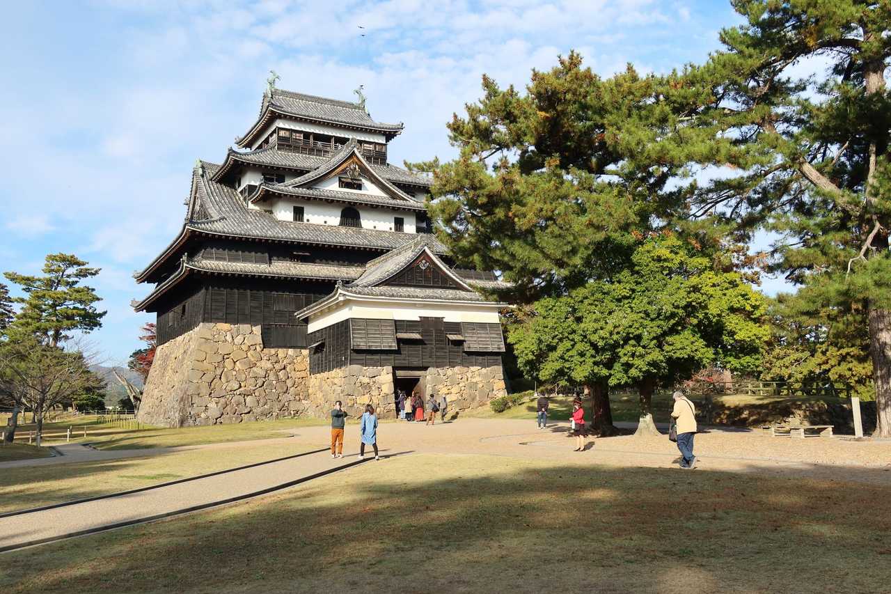 步行上山：東雲口、黑門口等多條登城道