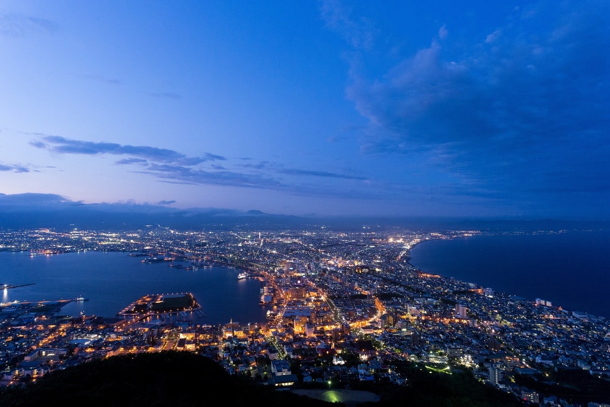 函館山夜景最佳觀賞時間與拍攝技巧