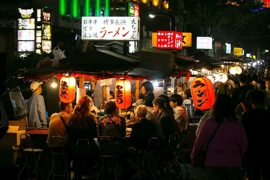 The Romance of After-Work Vibes: A Stroll through Fukuoka's Yatai Streets