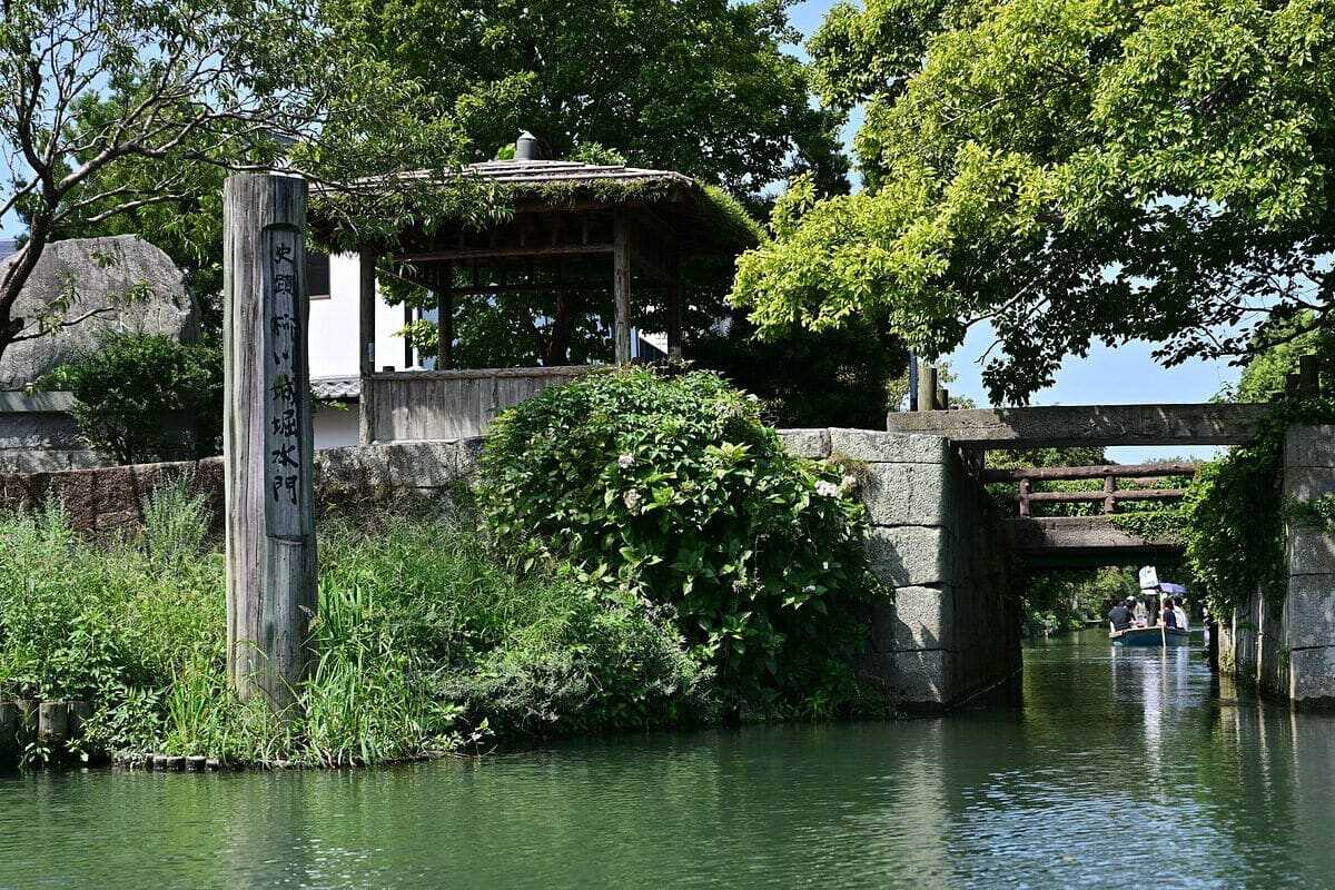 柳川城堀水門